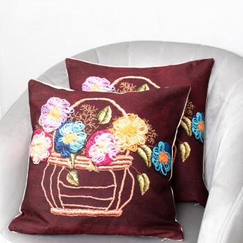 Набор декоративных подушек со съемным чехлом 40х40 см, 2 шт, RH 24050 SELENA